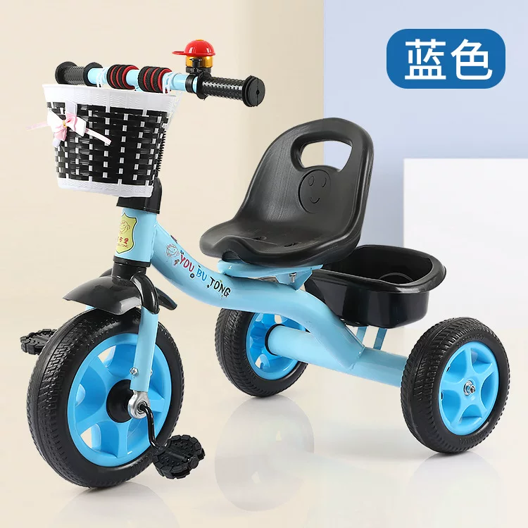 Children's tricycle 1-5 years old, bicycle can be ridden, functional handcart, pedal tricycle, children's stroller
