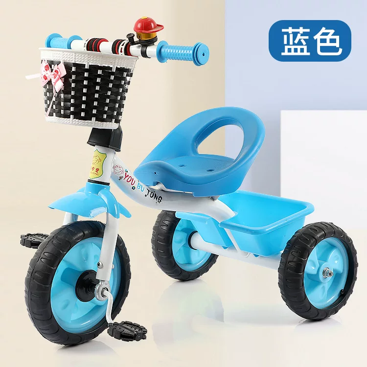 Children's tricycle 1-5 years old, bicycle can be ridden, functional handcart, pedal tricycle, children's stroller