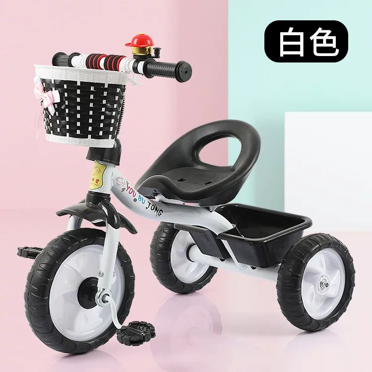Children's tricycle 1-5 years old, bicycle can be ridden, functional handcart, pedal tricycle, children's stroller