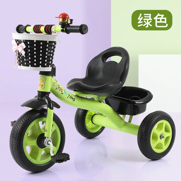 Children's tricycle 1-5 years old, bicycle can be ridden, functional handcart, pedal tricycle, children's stroller