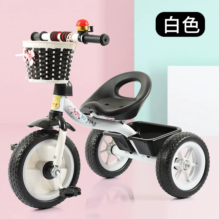 Children's tricycle 1-5 years old, bicycle can be ridden, functional handcart, pedal tricycle, children's stroller