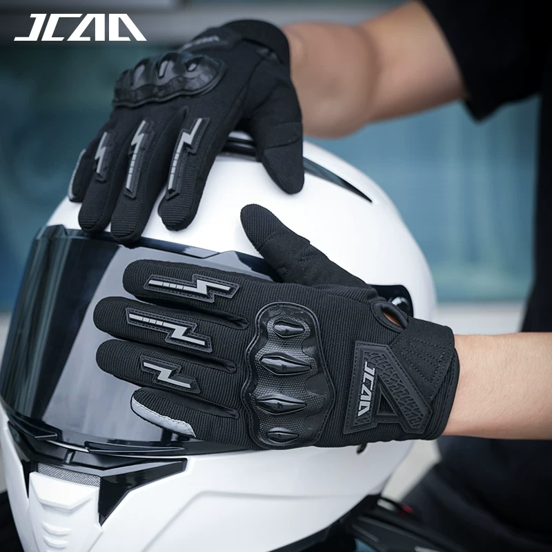 JACC motorcycle riding gloves for men and women, summer thin, breathable, anti fall motorcycle touch screen, small size electric bike gloves