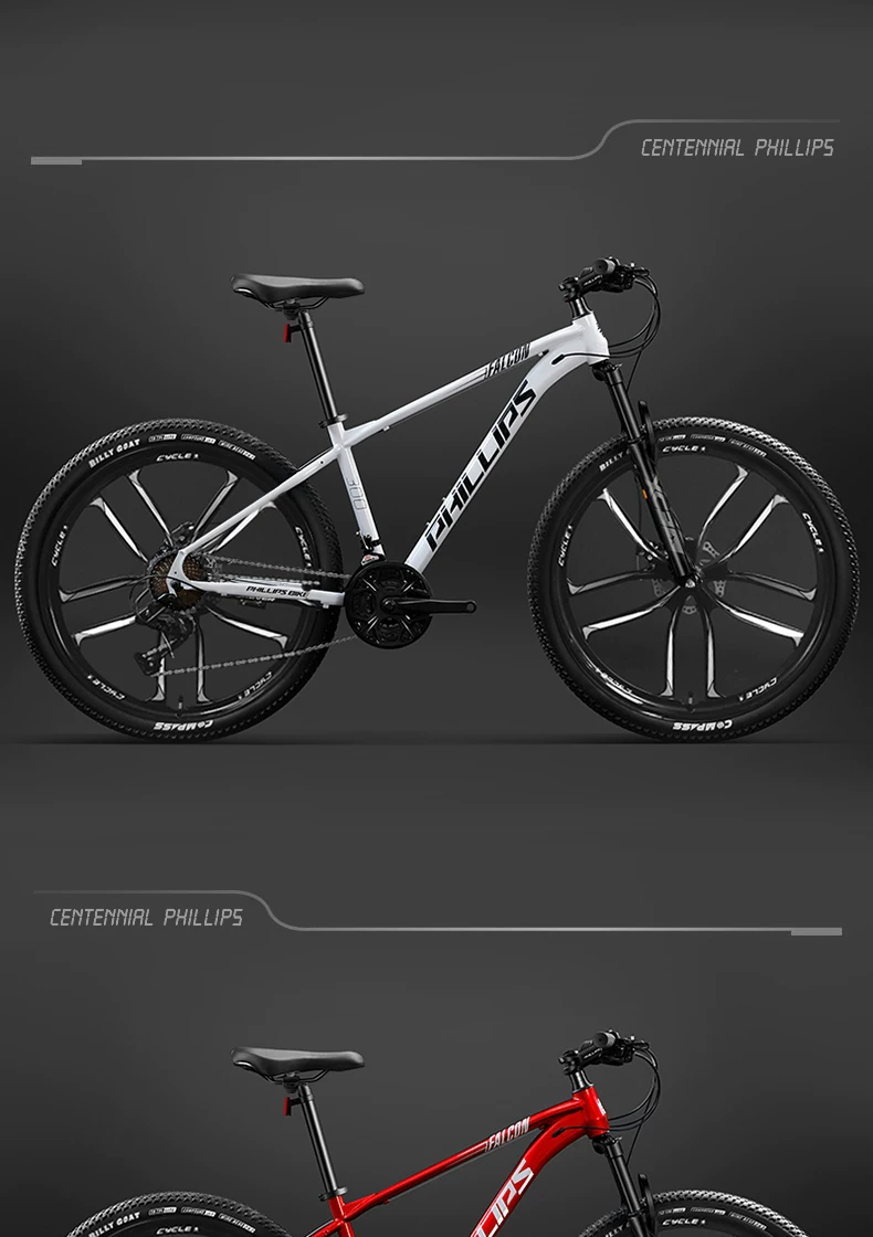 Philip 27 Speed Shock Absorbed Mountain Bike Adult Male Female 26 inch Off road Mountain Bike