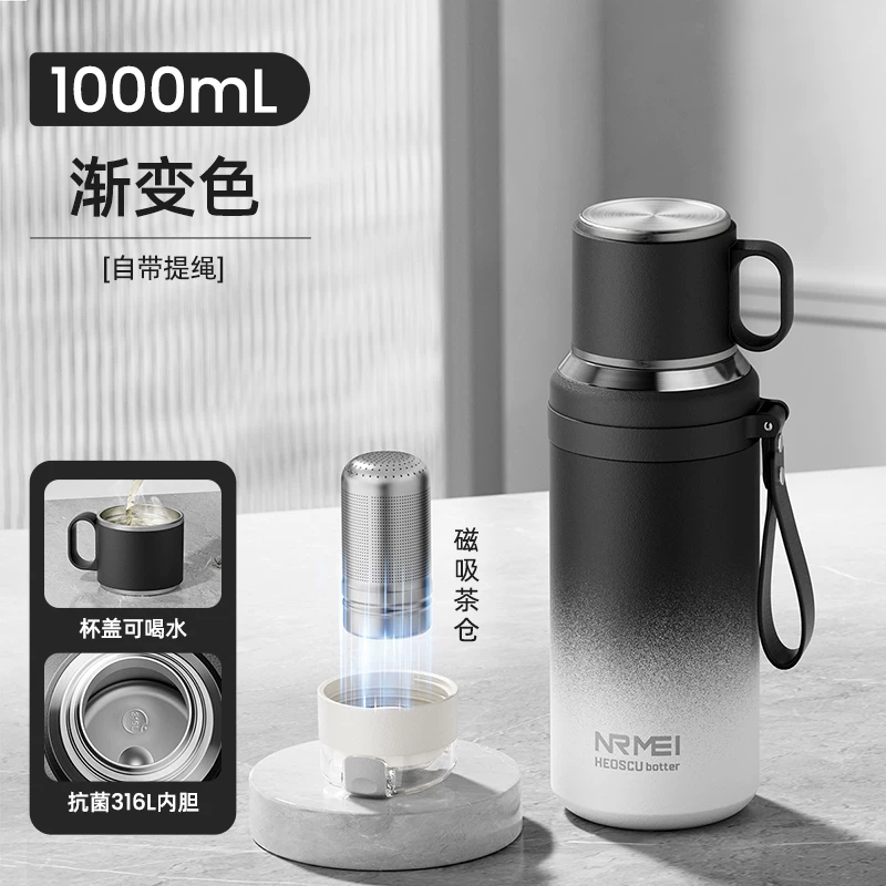 316 stainless steel insulated cup for men, large capacity 2026 new model, cold insulated steaming tea cup, water cup, kettle, genuine