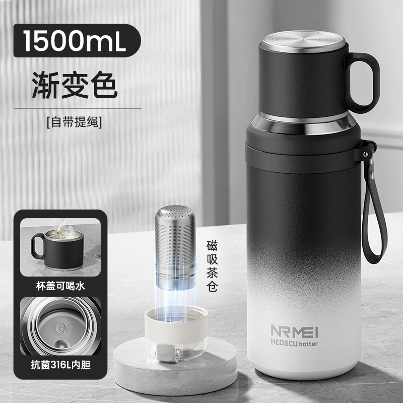 316 stainless steel insulated cup for men, large capacity 2026 new model, cold insulated steaming tea cup, water cup, kettle, genuine