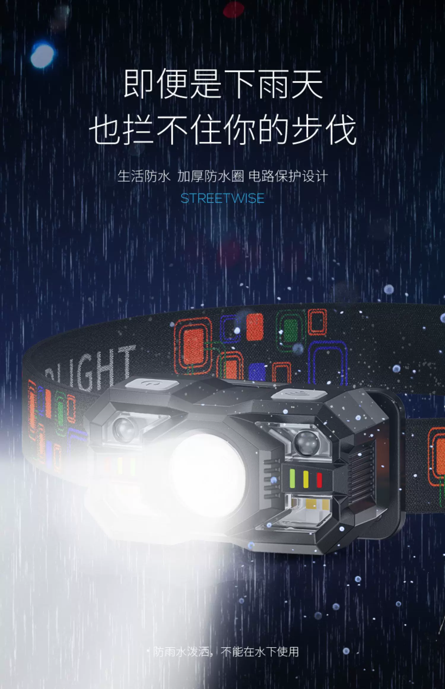 Smiling Shark Headlights, Strong Light Charging, Ultra Bright Head Mounted Fishing, Outdoor Long Range, Intelligent Sensing LED Night Fishing