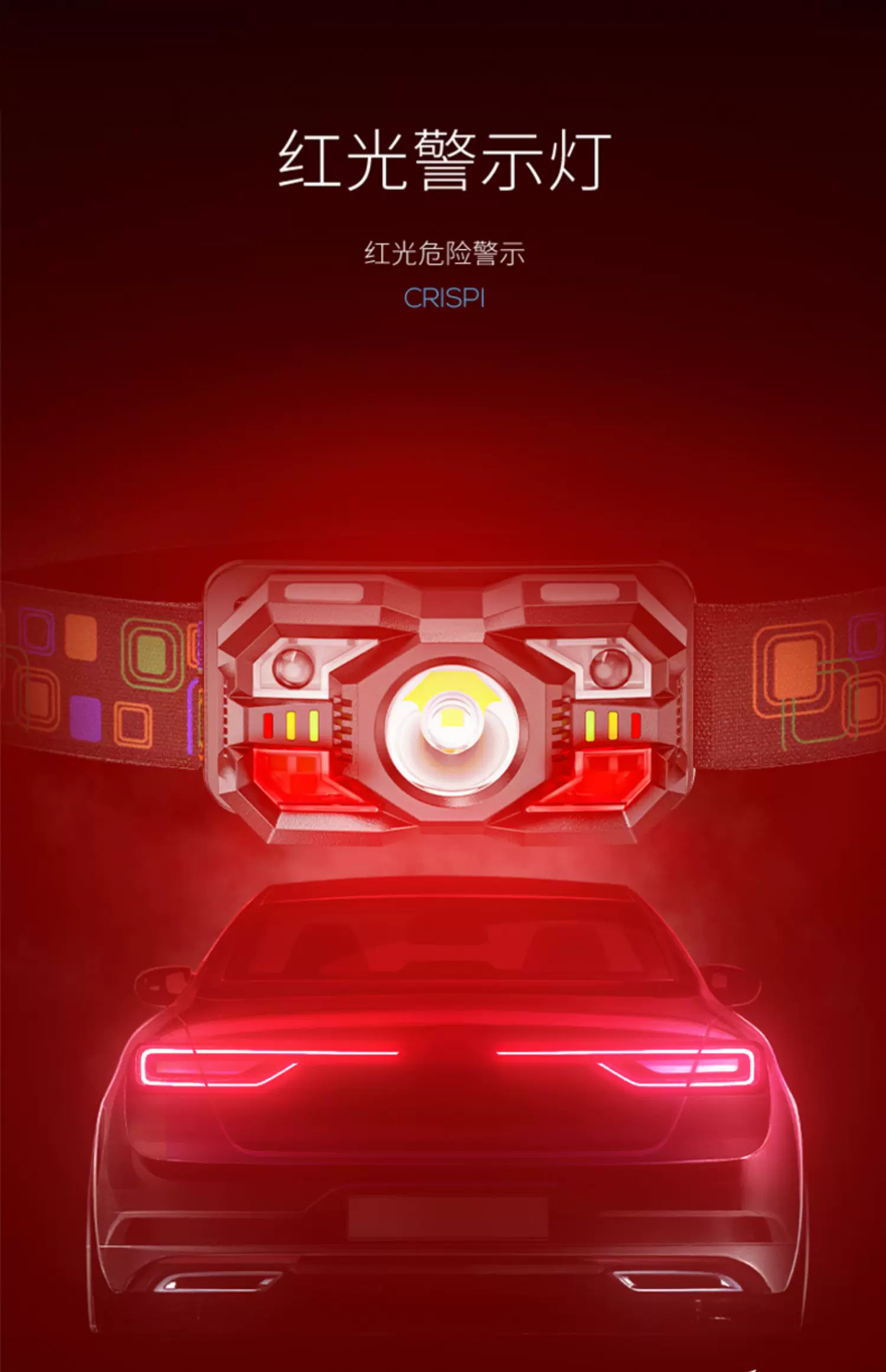 Smiling Shark Headlights, Strong Light Charging, Ultra Bright Head Mounted Fishing, Outdoor Long Range, Intelligent Sensing LED Night Fishing