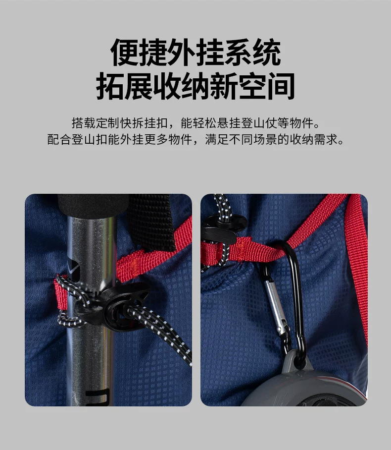 Mountaineering backpack professional outdoor waterproof large capacity hiking top backpack men's sports camping lightweight travel backpack
