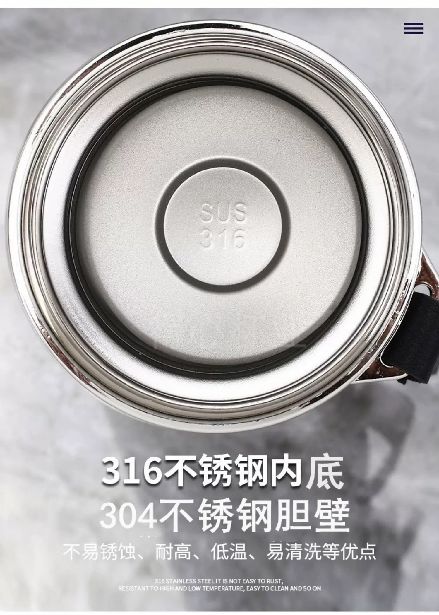 316 stainless steel outdoor car portable insulated cup with a large capacity of 1000ml, men's and women's business tea cups, 800