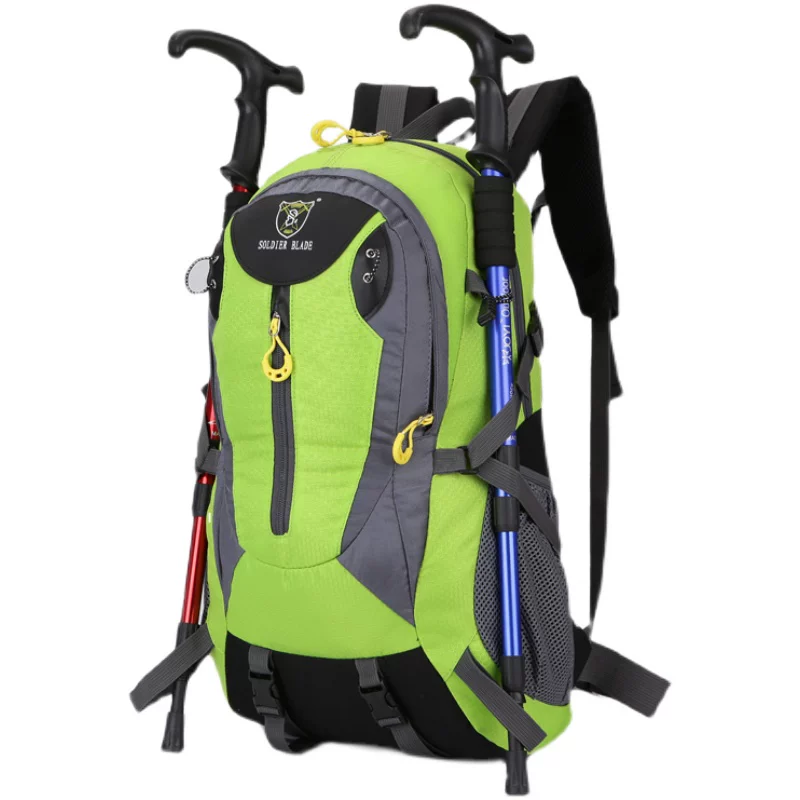Outdoor leisure lightweight hiking backpack hiking bag 35L men's and women's multifunctional waterproof camping bag