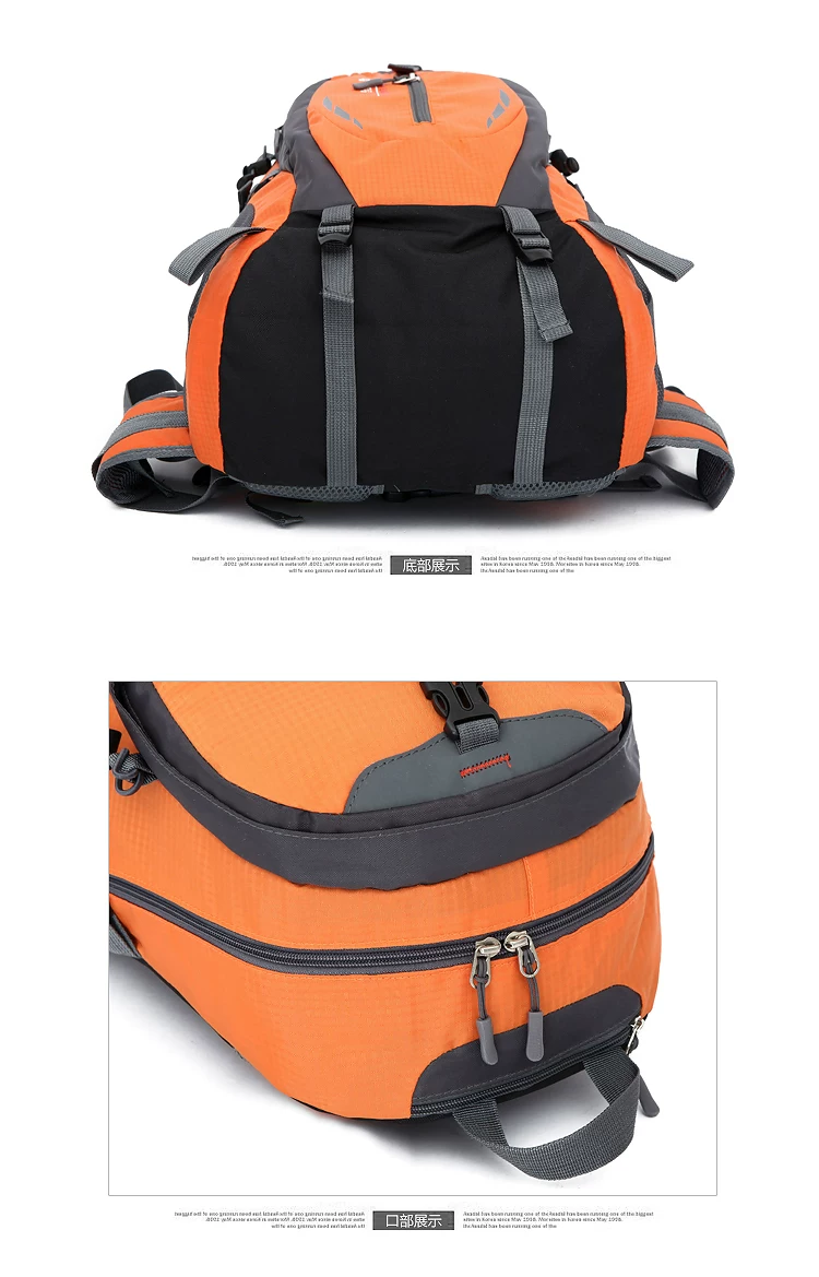 New lightweight outdoor hiking bag 40L waterproof nylon backpack for men and women hiking backpack cycling bag