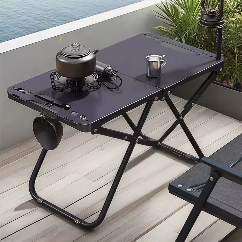 Outdoor tactical folding table IGT second folding multifunctional table portable picnic camping tea table lightweight picnic