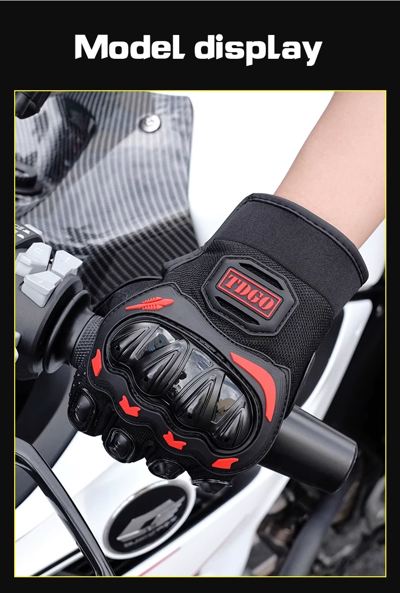 Motorcycle gloves for summer riding, motorcycle and electric bike, anti fall, waterproof, windproof, sunscreen, breathable, suitable for men and women all year round