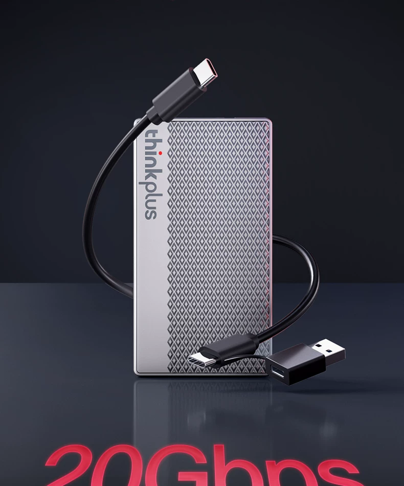 Lenovo Gaming Dedicated Mobile Solid State Drive 1t High Speed and Large Capacity 2t External Laptop External SSD