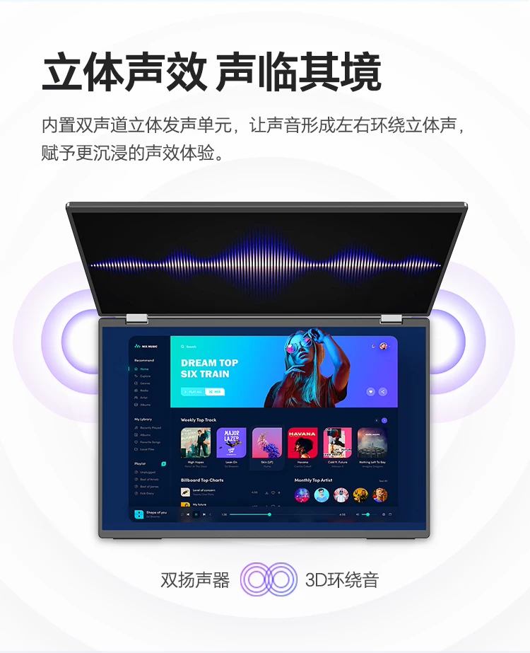 Sculptor Foldable Dual Screen Portable Display 18.5-inch Integrated Laptop Office Expansion Screen