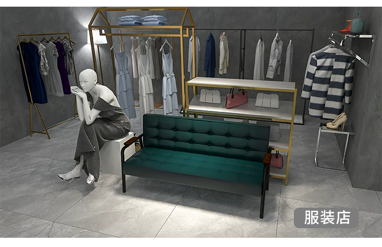American retro oil wax leather sofa, industrial style iron sofa, L-shaped combination, small apartment, simple modern sofa