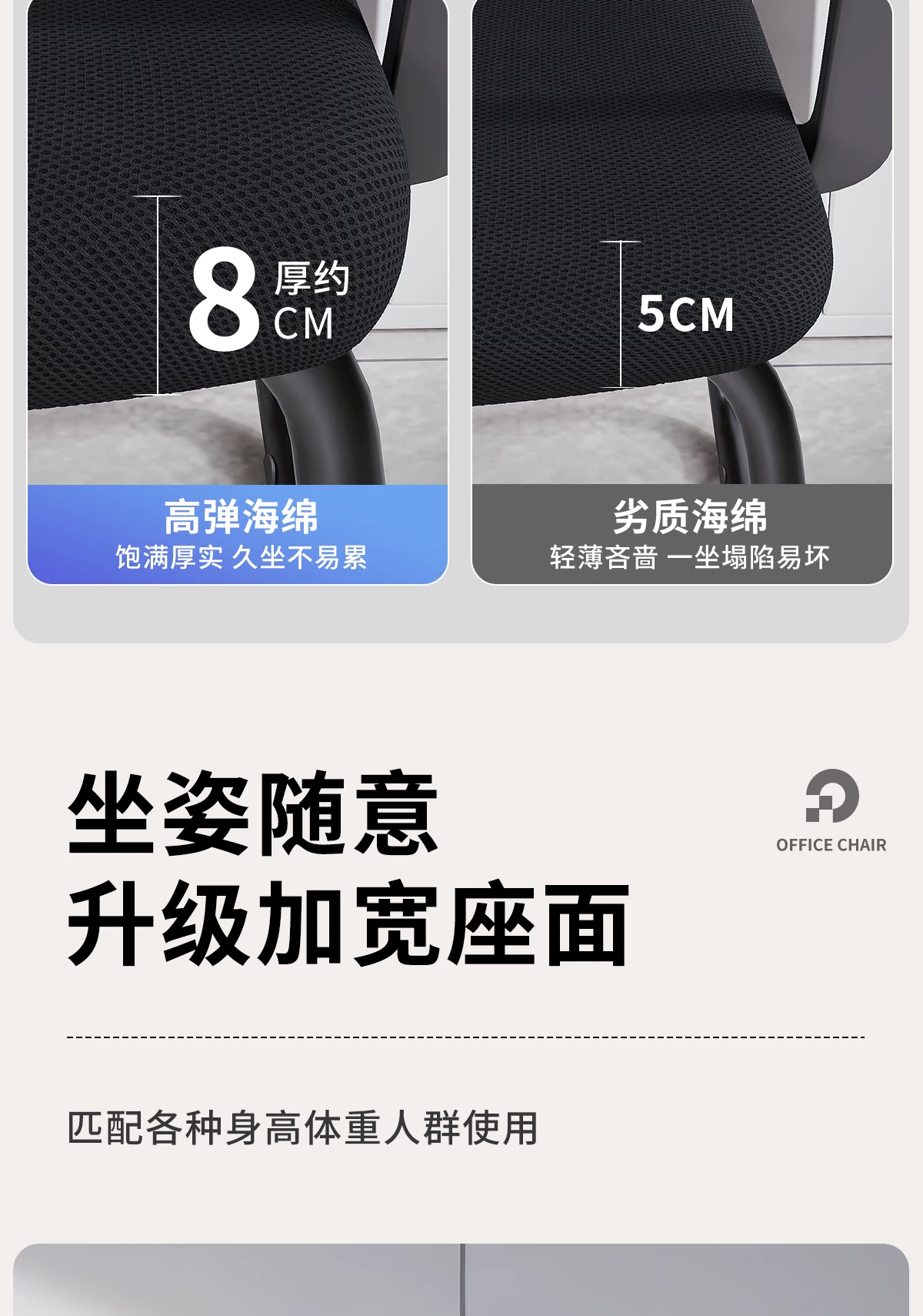 Эргономичное офисное кресло Senqu Xiaosheng SQBGY040