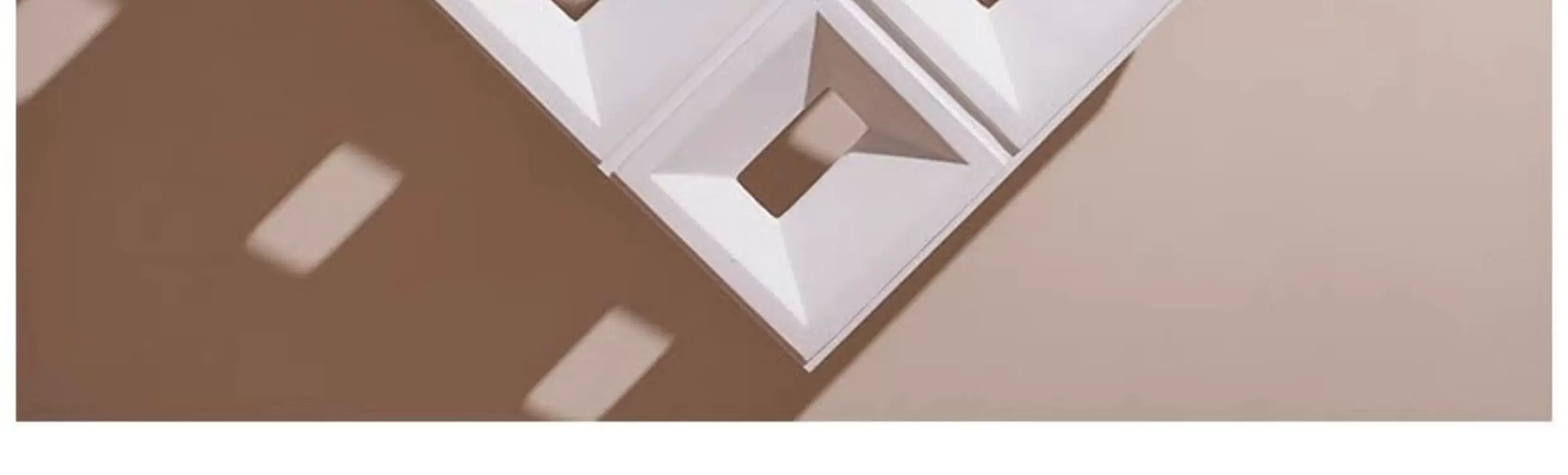 Lightweight PU background wall component brick double-sided nine grid hollow brick indoor and outdoor universal cement brick modern minimalist partition design