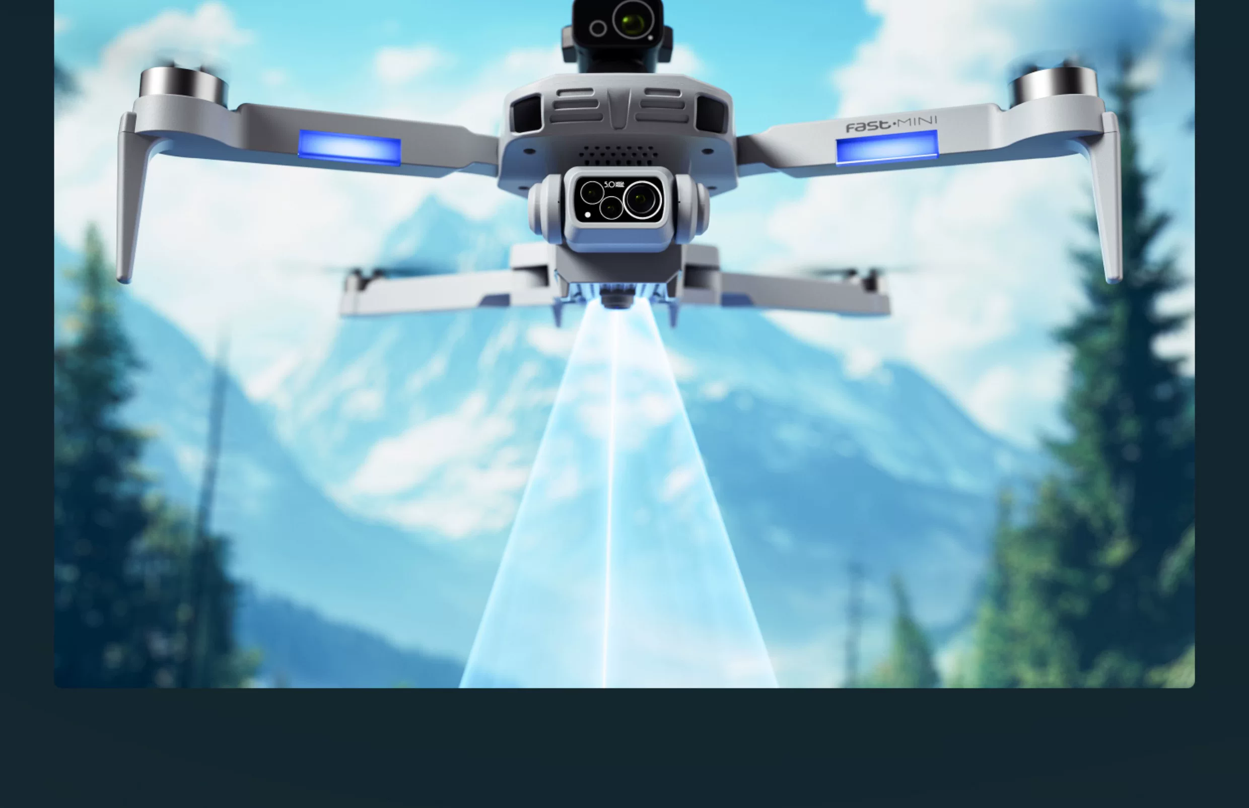 4DRC drone with built-in screen, entry-level aerial photography, high-definition professional GPS, automatic return 10000 meters, large brushless