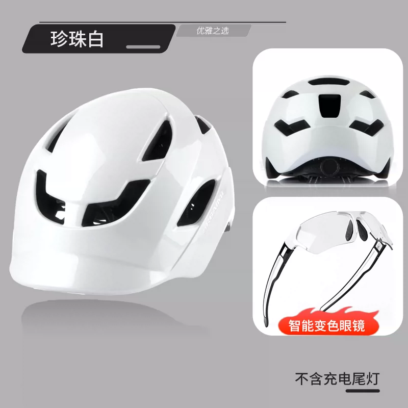 Summer ventilated electric bike safety helmet, ultra lightweight adult riding helmet