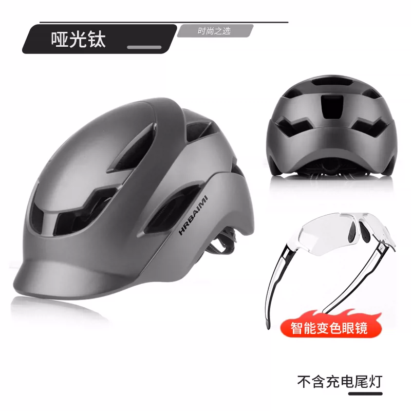 Summer ventilated electric bike safety helmet, ultra lightweight adult riding helmet