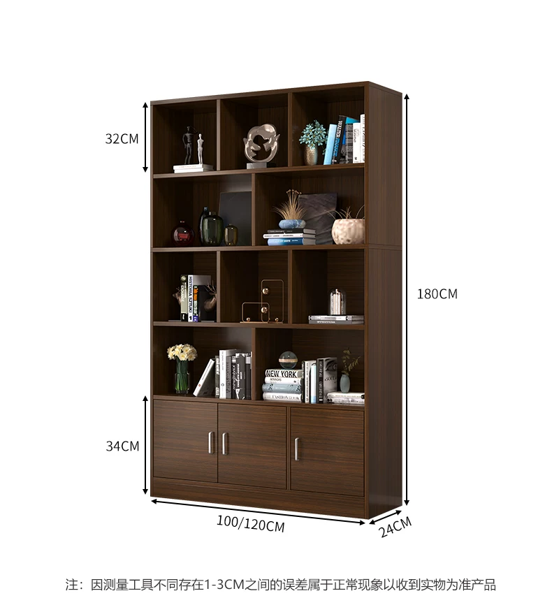 Bookshelf, floor to ceiling storage rack, integrated wall mounted bookshelf, household bookshelf, cabinet, storage cabinet, display cabinet, simple multi-layer design