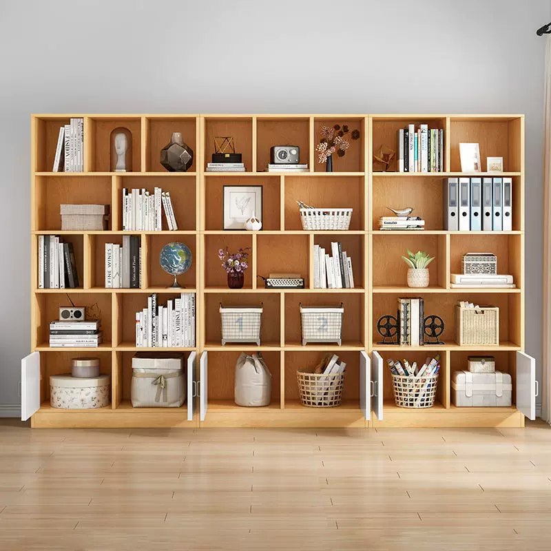 Bookshelf, floor to ceiling storage rack, integrated wall mounted bookshelf, household bookshelf, cabinet, storage cabinet, display cabinet, simple multi-layer design