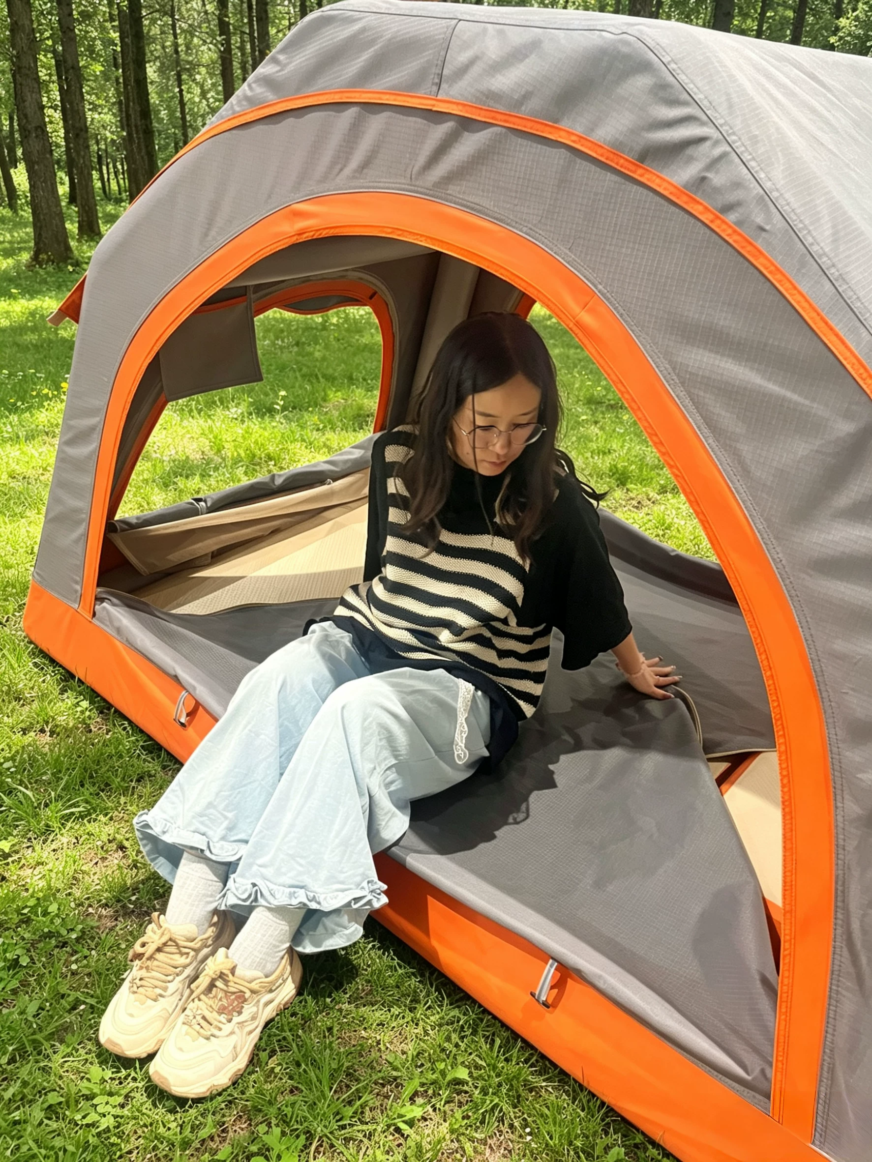 Надувная автомобильная палатка на крышу Mid Row Roof Tent