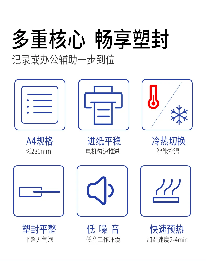 Ziniu plastic sealing machine home photos A4 laminating machine office photos mini photos 6-inch laminating machine sealing machine small laminating machine hot laminating machine plastic film sealing machine fully automatic sealing machine