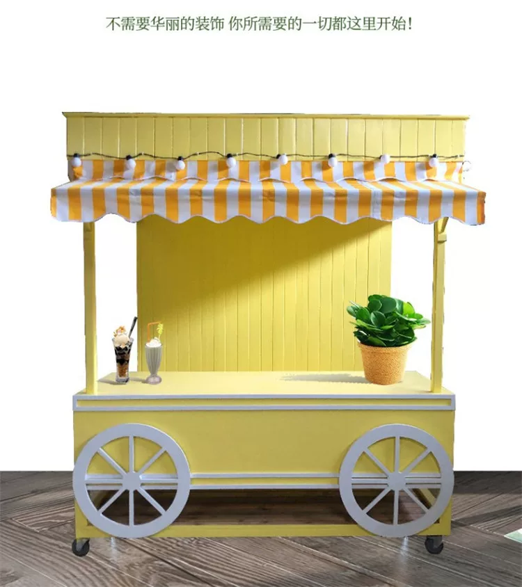 Kindergarten Outdoor Doll Home Wooden Kitchen Children's Outdoor Mobile Game House Garden Anti corrosion Wooden House Assembly
