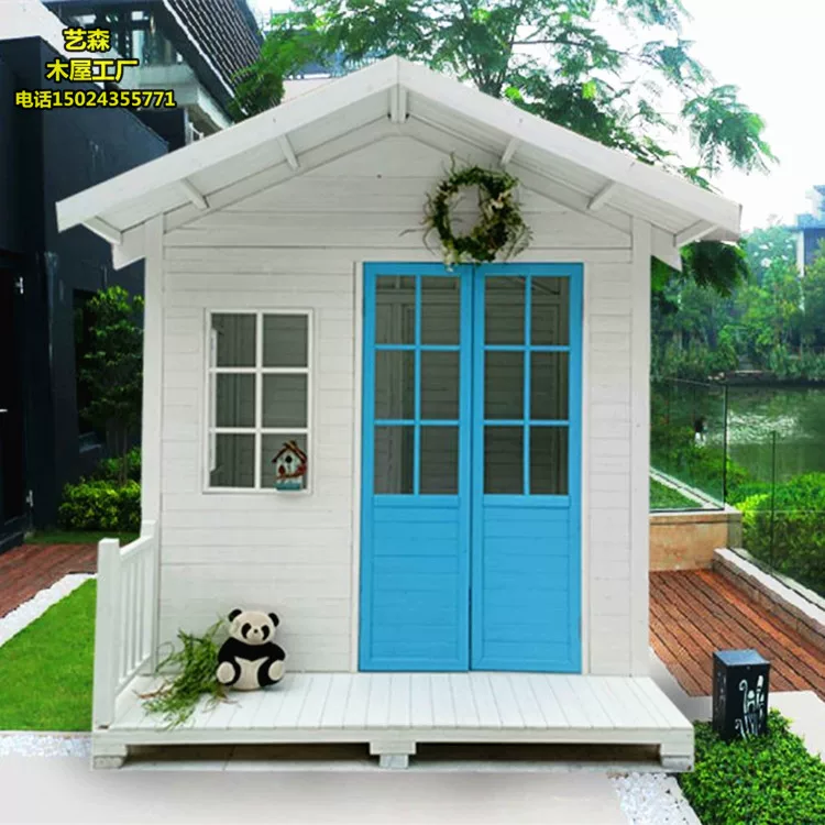 Kindergarten Outdoor Doll Home Wooden Kitchen Children's Outdoor Mobile Game House Garden Anti corrosion Wooden House Assembly