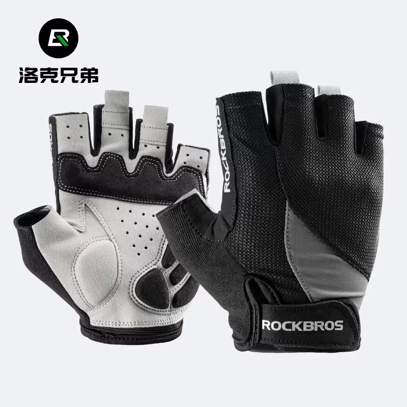 Rock Brothers cycling gloves, all finger mountain road cycling gloves, men's and women's spring and autumn touch screen long finger gloves