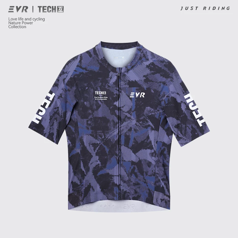 EVR men's cycling suit summer moisture absorbing, quick drying, reflective, antibacterial professional cycling suit short sleeved, light dust era