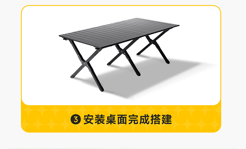 Outdoor Chicken rolls table folding table portable camping supplies set folding picnic table stall barbecue tables and chairs