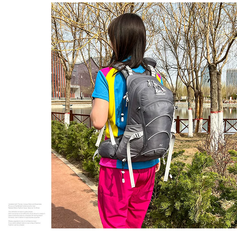 Mountaineering bag 20 liter suspended backpack for outdoor hiking, mountain climbing equipment, backpack system, cycling backpack