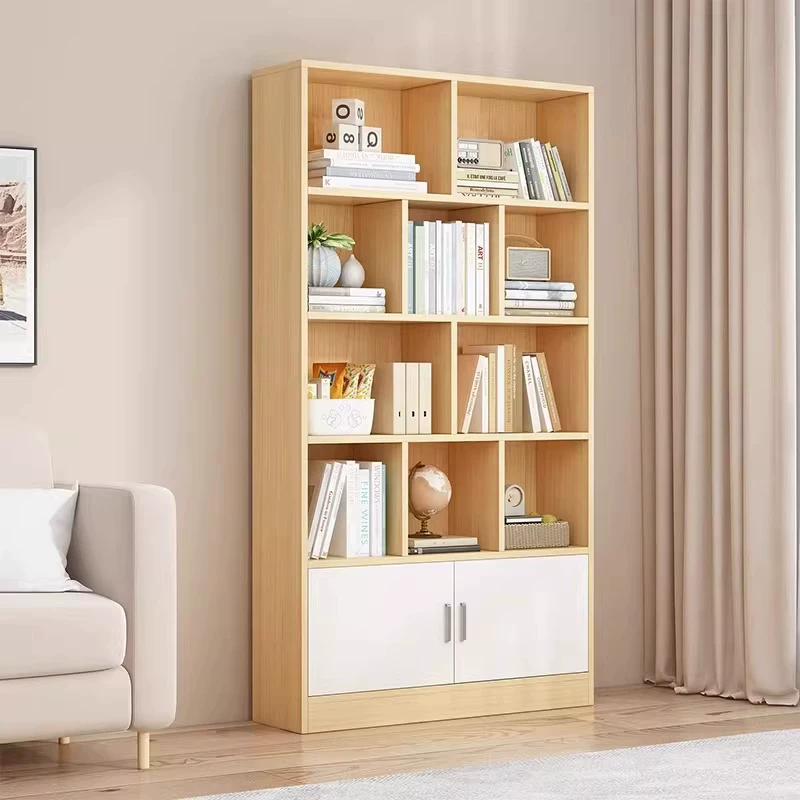 Bookcases, floor to ceiling shelves, multi-layer student home bookshelves, living room integrated wall to wall bookshelves, study floor to ceiling cabinets