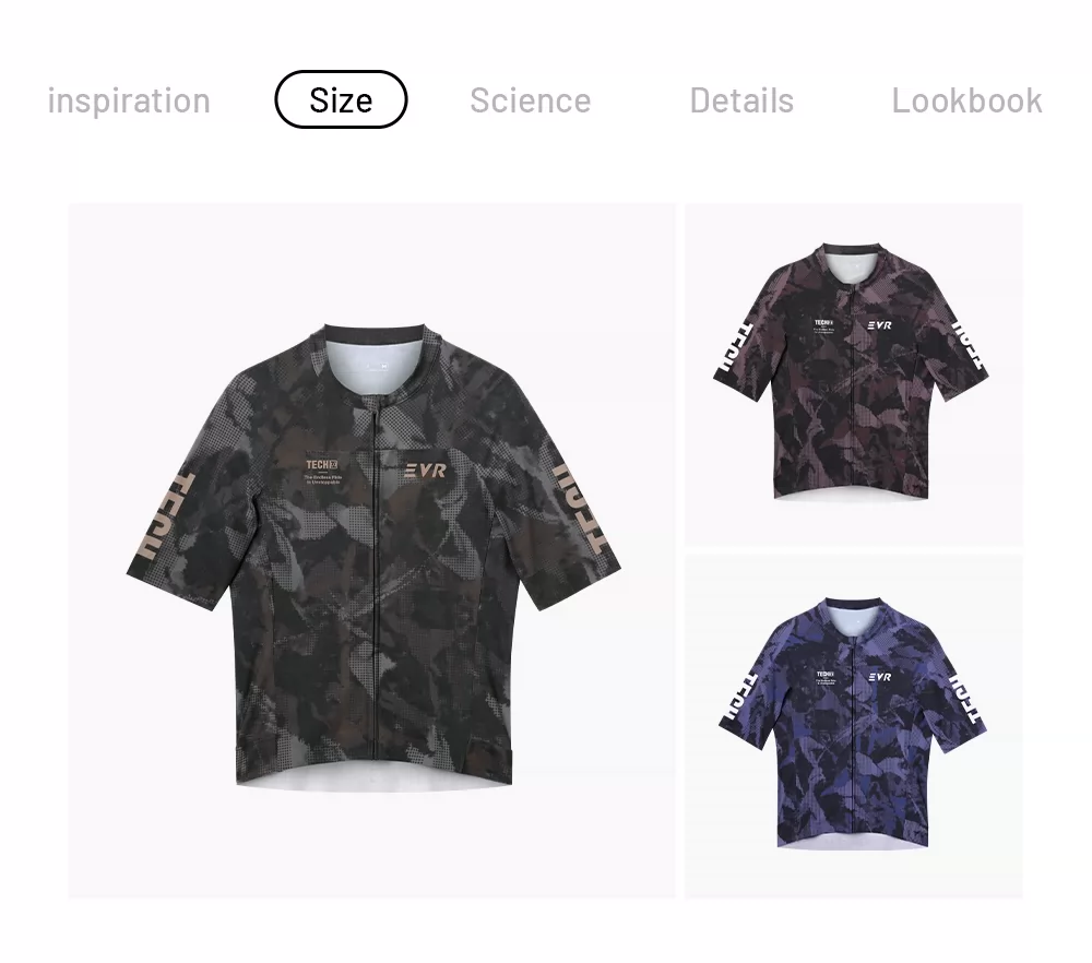 EVR26 New Light Dust Era Summer Cycling Suit Men's Short sleeved Quick drying Sweat wicking Road Bike Top