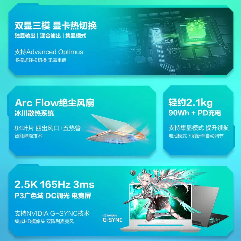 [Горячая модель] Высокопроизводительный ноутбук ASUS Tianxuan 4 Tianxuan 5 Pro 4060 для игры в Black Wukong Студенческий игровой ноутбук для киберспорта Intel Core i9 14-го поколения Официальный магазин