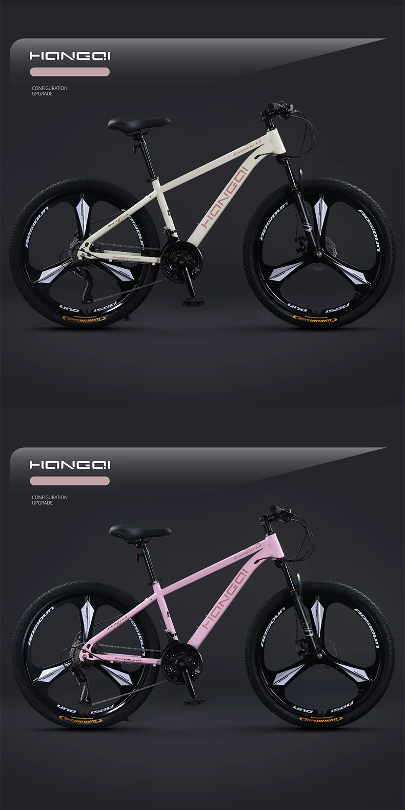 Red Flag Official Flagship Store Mountain Bike Male and Female Adult Off road Variable Speed Highway Purple Tire Youth Bike