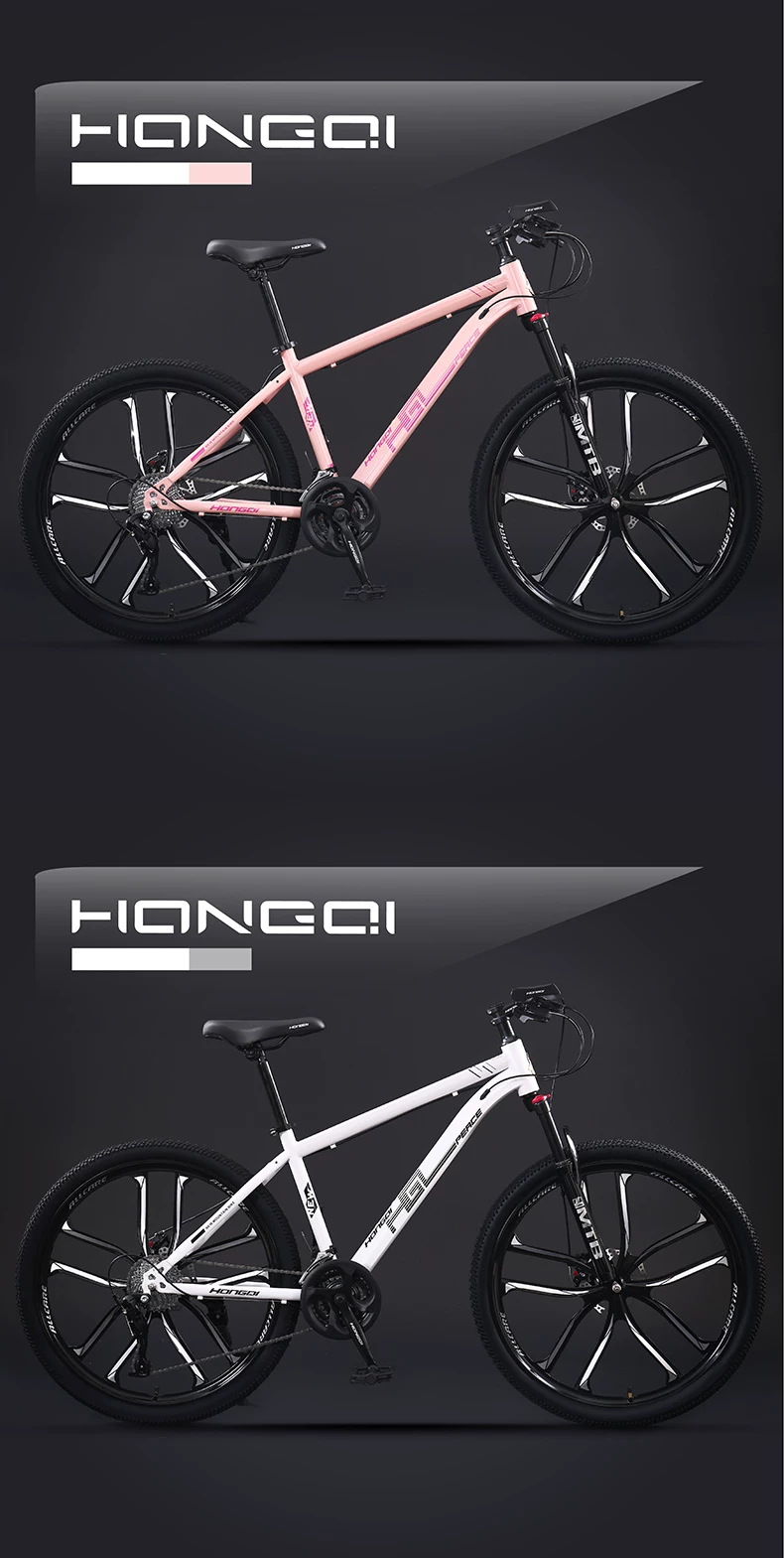 Red Flag Official Flagship Store Aluminum Alloy Mountaineering Bike Male Adult Off road Variable Speed Road Bike Youth Bike