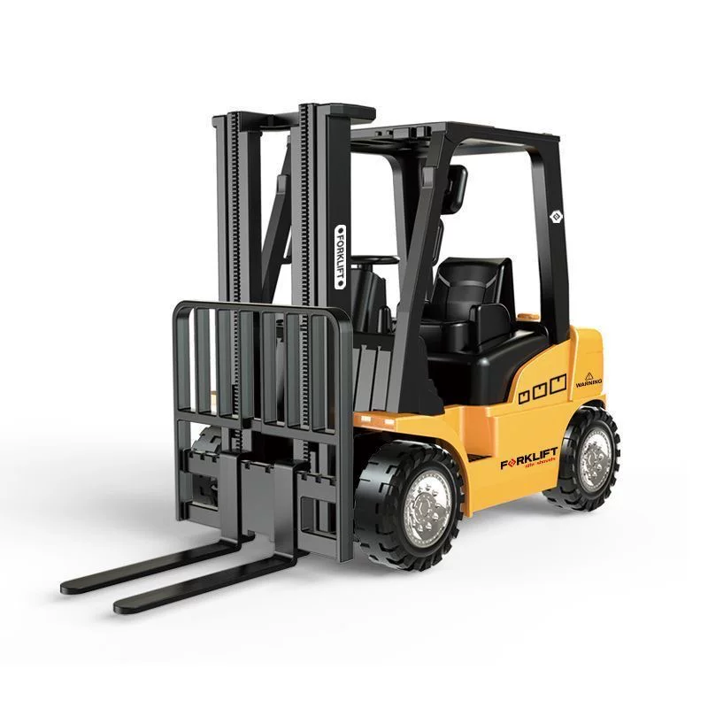 Children's engineering vehicle, alloy manual lifting stacker, realistic inertia model vehicle, transport vehicle, boys' car toy