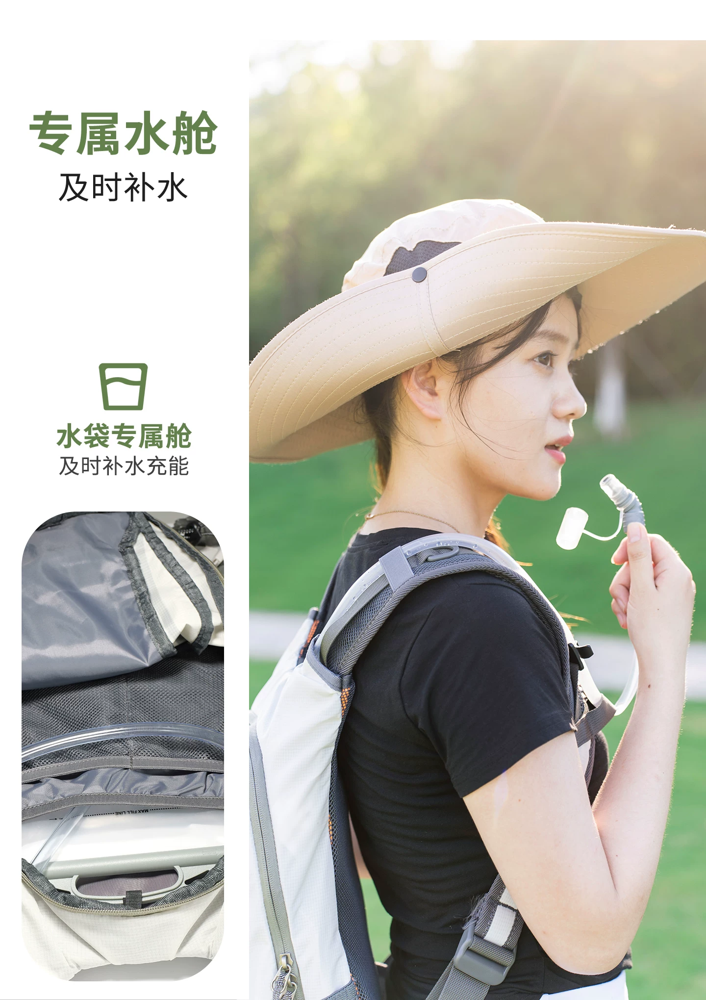 Saipu Lightweight Hiking Backpack for Women Outdoor Lightweight Waterproof Travel Hiking Backpack for Men