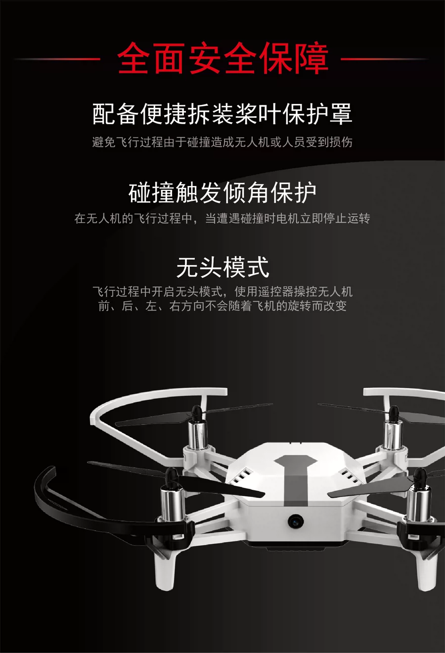 Qizheng Numerical QZ-A130 Operation Drone Aerospace Innovation Competition Semi Surrounding Protective Cover Wheelbase 125 Intelligent