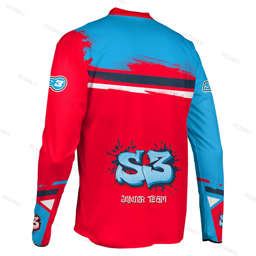 S3 motorcycle shirt racing suit quick dry long sleeved motorcycle suit mountain off-road riding suit bicycle speed conquer men