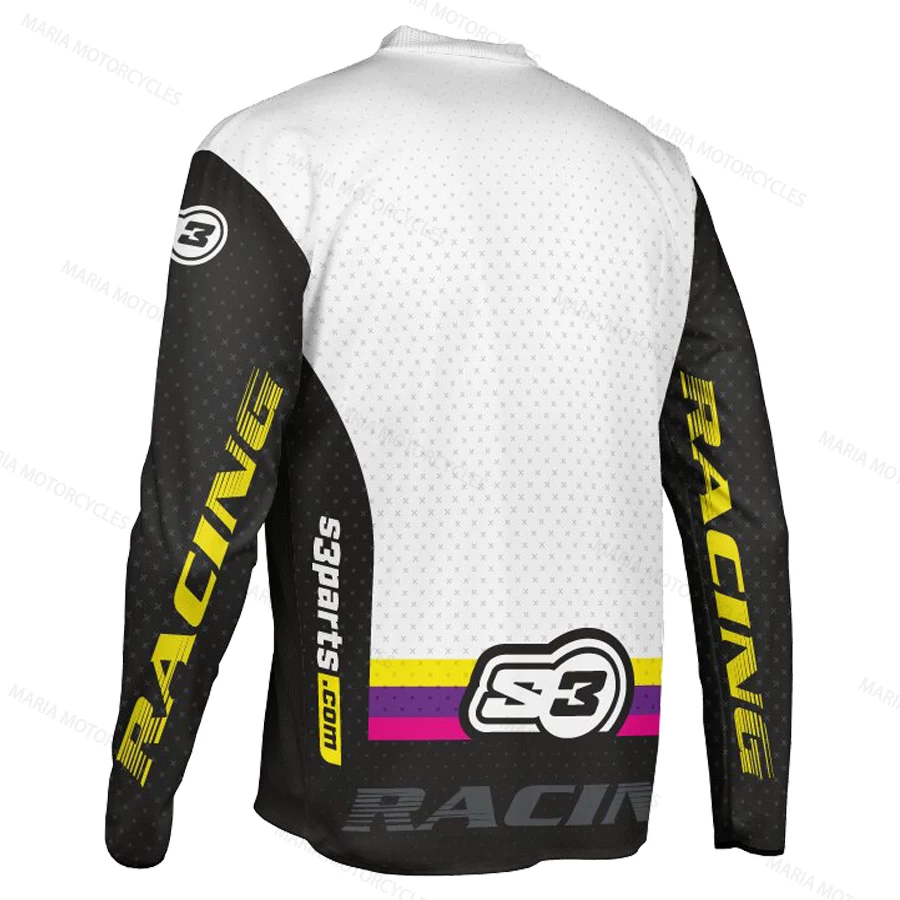 S3 motorcycle shirt racing suit quick dry long sleeved motorcycle suit mountain off-road riding suit bicycle speed conquer men