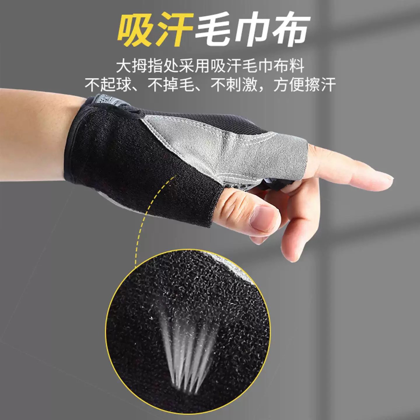 Suitable for Giant cycling gloves, half finger mountain road bike gloves, men's and women's anti slip, shock-absorbing, breathable equipment