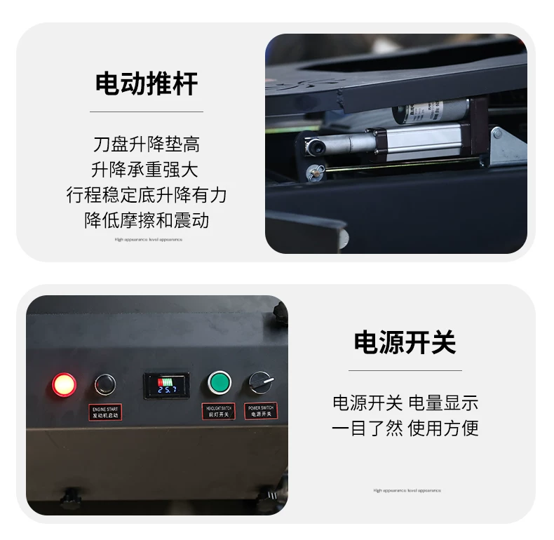 Remote controlled tracked lawn mower, fully automatic orchard and mountain agricultural weeding machine, high-power lawn mowing and clearing machine