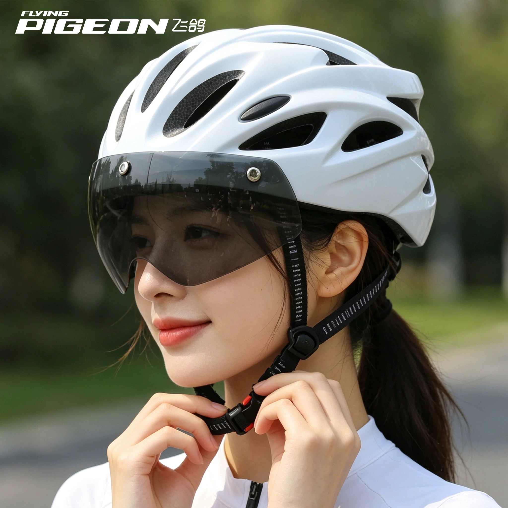 Flying pigeon bicycle riding helmet integrated molding road bike mountain bike helmet protective gear for men and women riding equipment