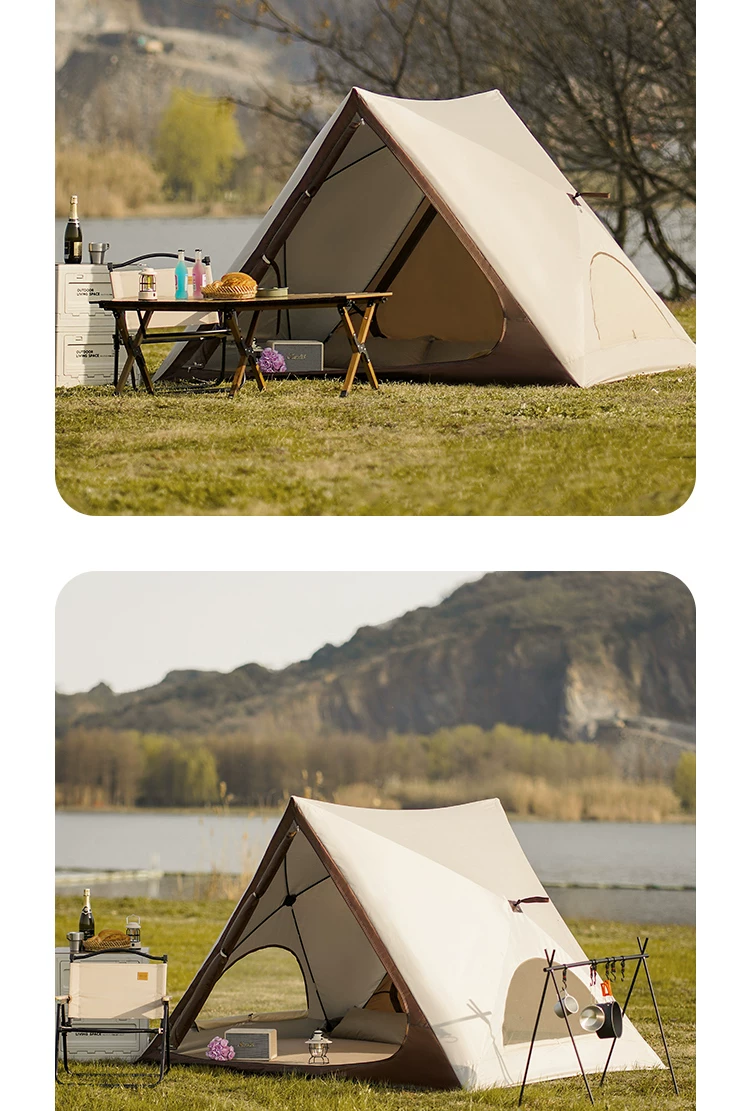 Sunshine Tribe Triangle Automatic Quick Opening Tent Outdoor Portable Camping Park Beach Sunshade Equipment Picnic Tent