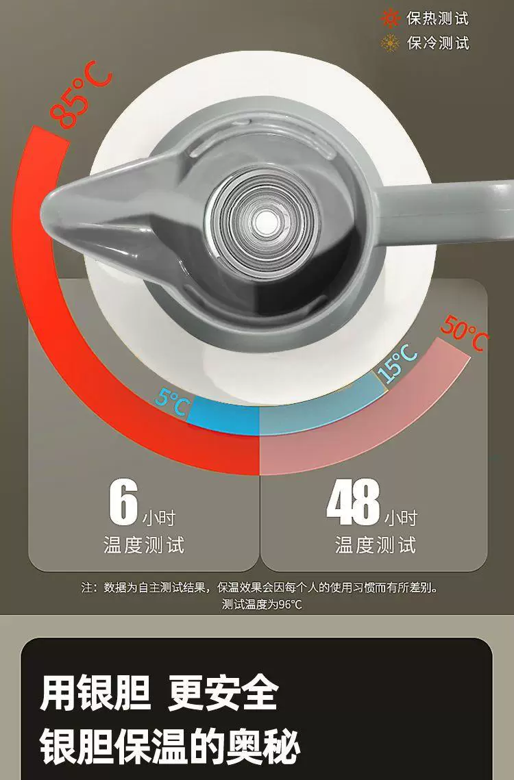 保温水壶大容量暖壶保温壶2025新款家用热水壶保温瓶玻璃内胆暖瓶